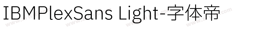 IBMPlexSans Light字体转换